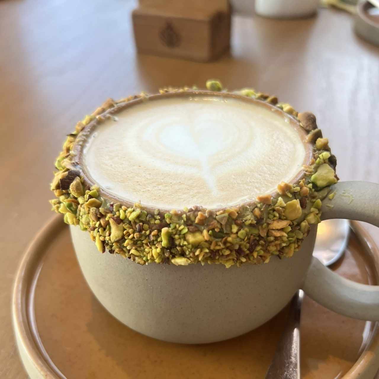 Capuccino pistaccio