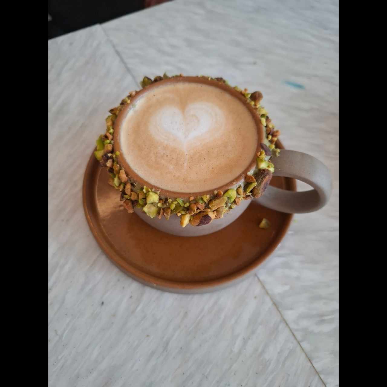 capuchino pistacho