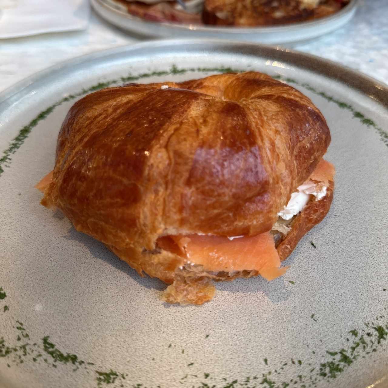 Salmón y queso crema