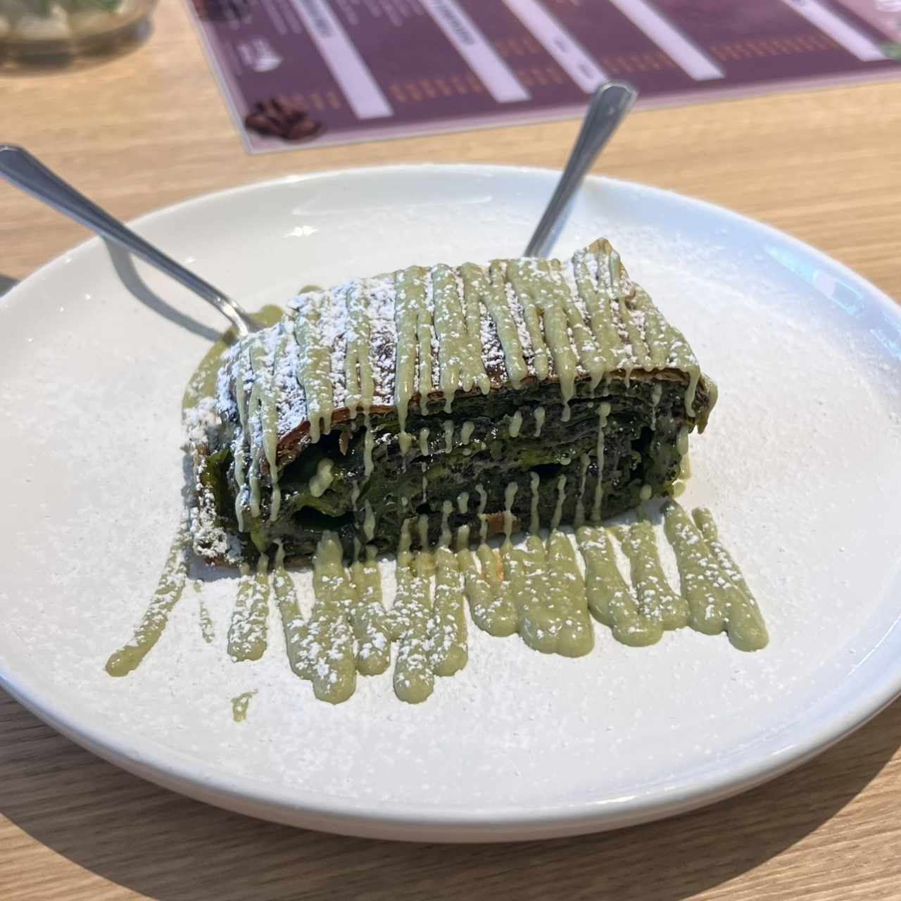 dulce con pistacho