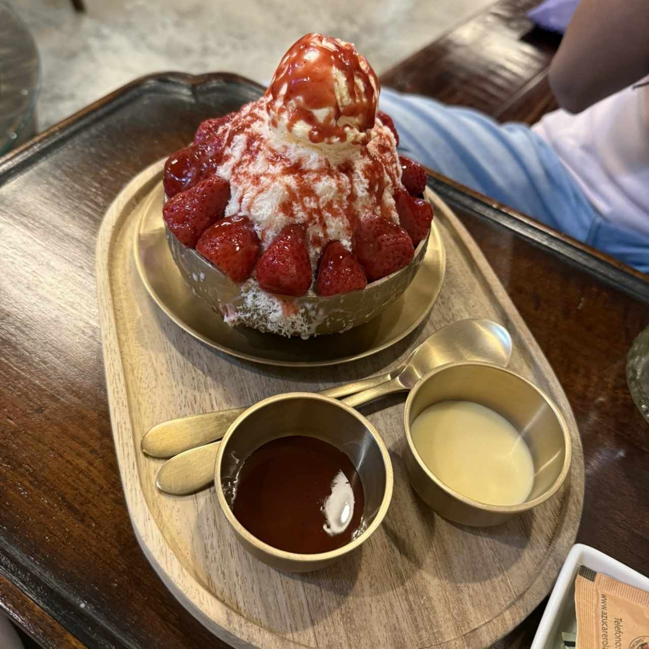Bingsu de fresa 