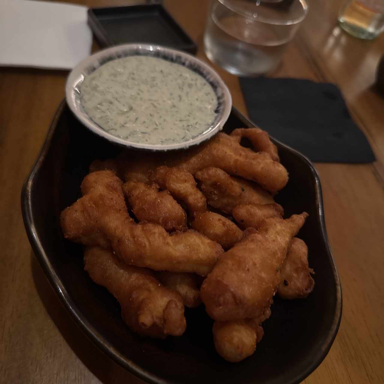Small Plates - Seabass Tempura
