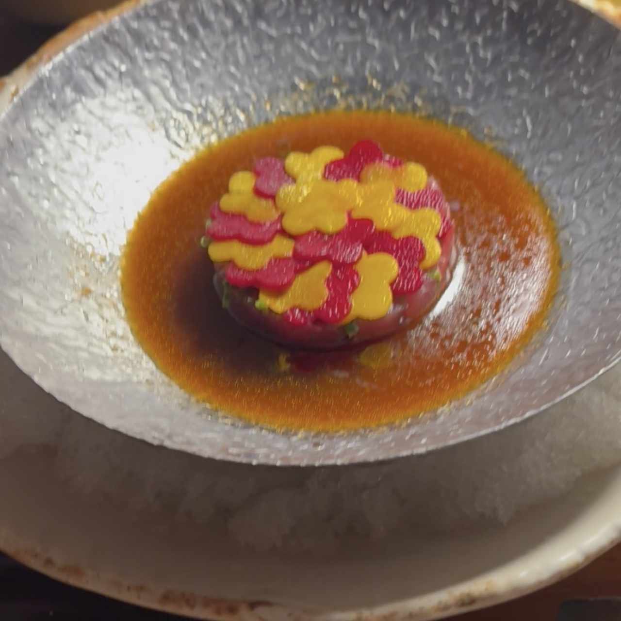 Crudo de atún amarillo