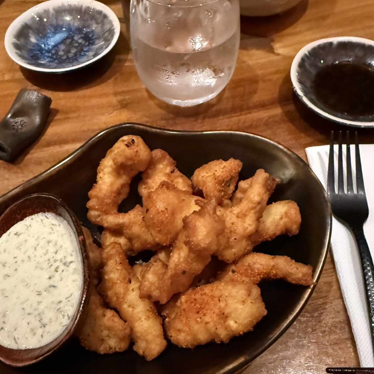 Small Plates - Seabass Tempura