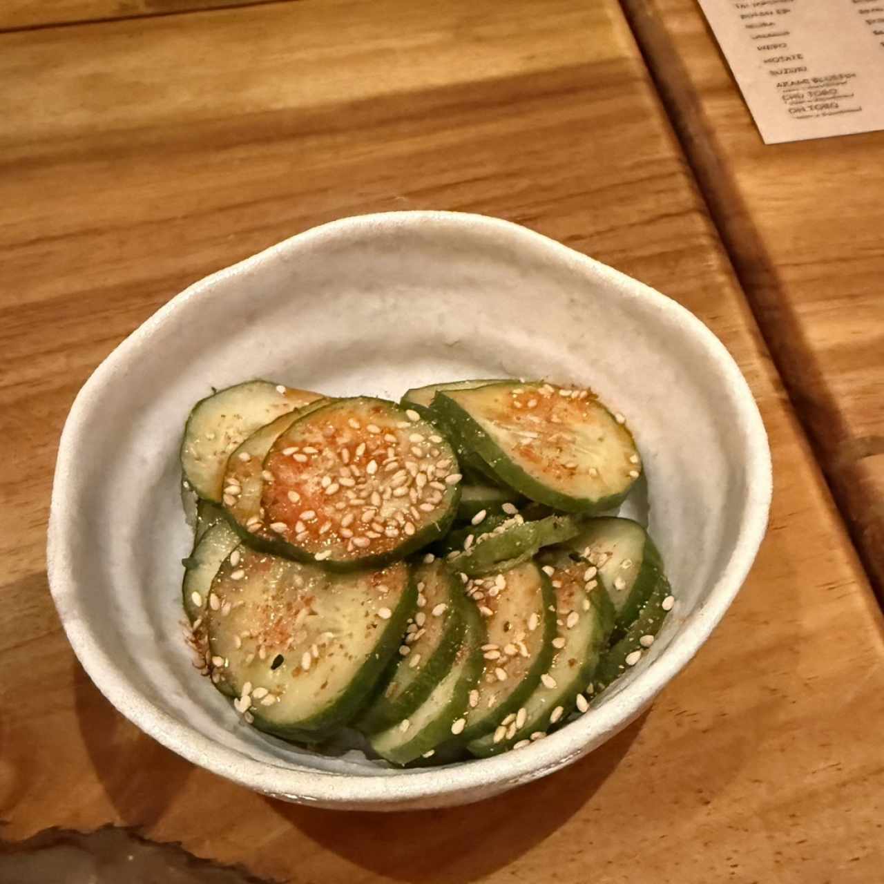 Small Plates - Sunomono Salad