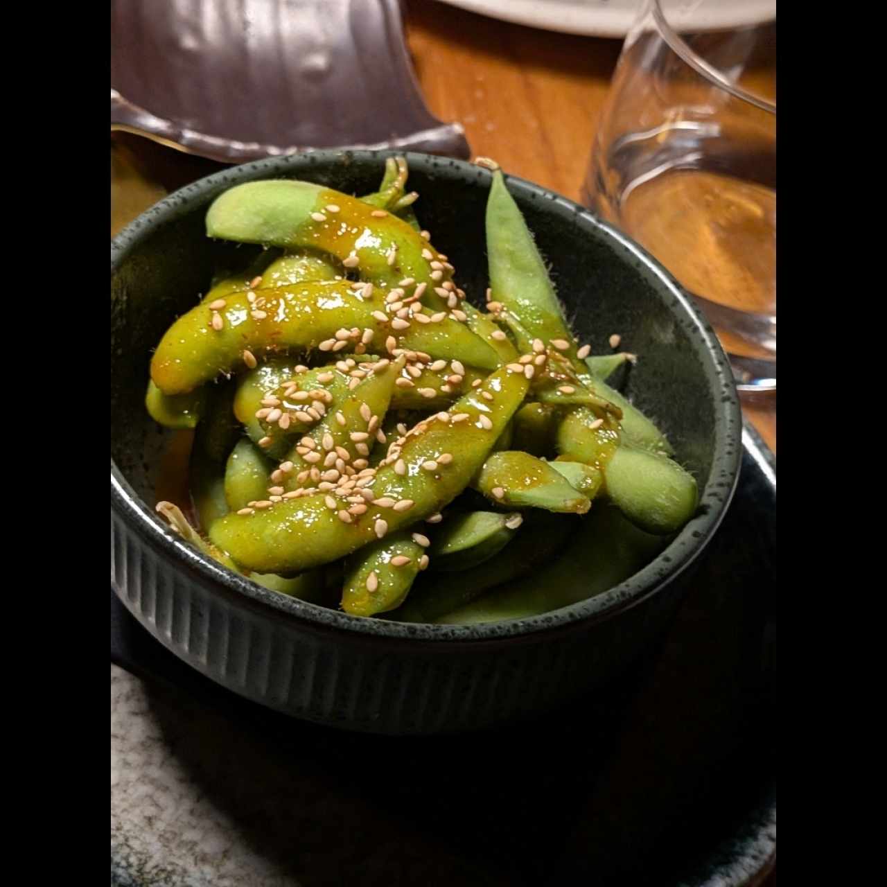 Small Plates - Kimchi Edamame