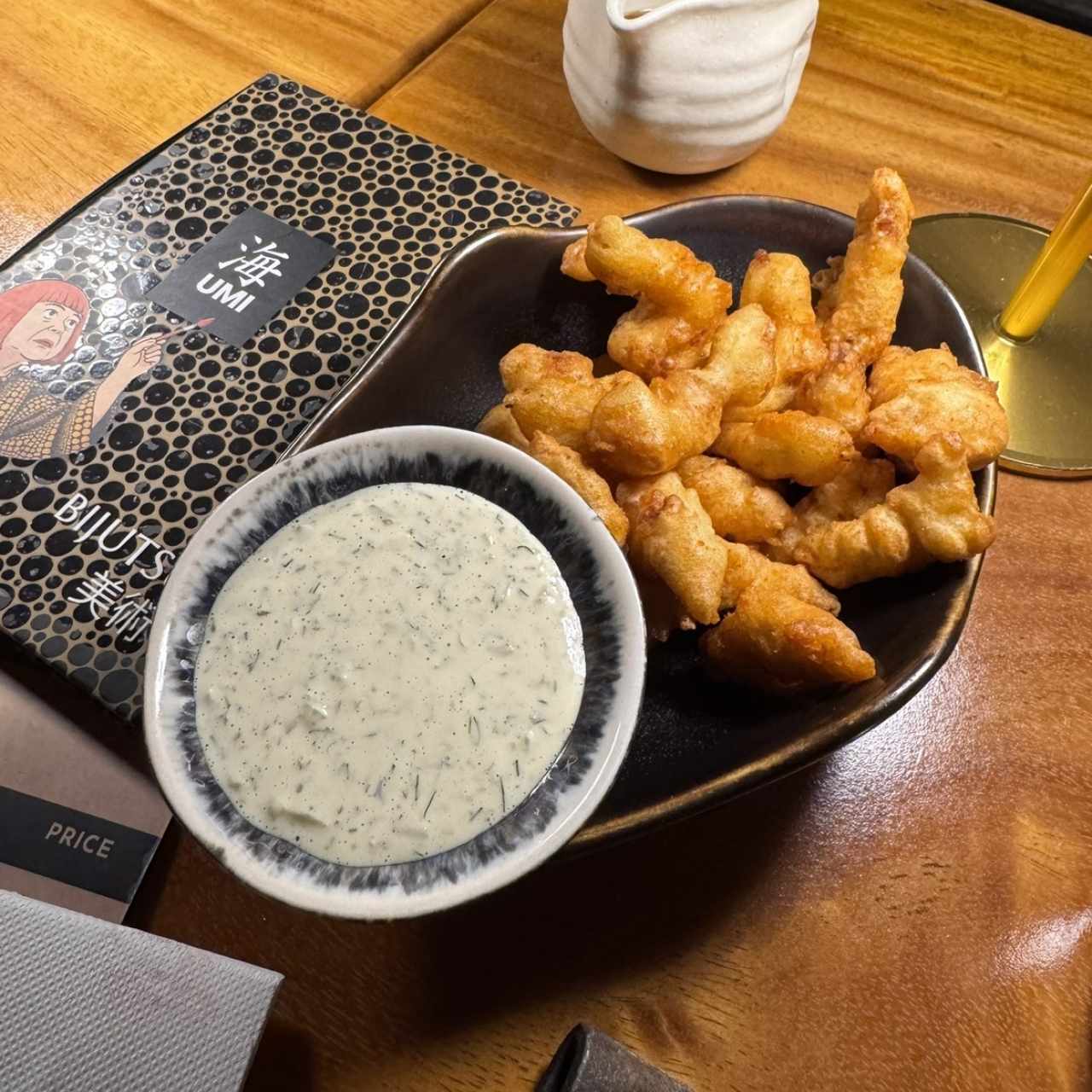 Small Plates - Seabass Tempura