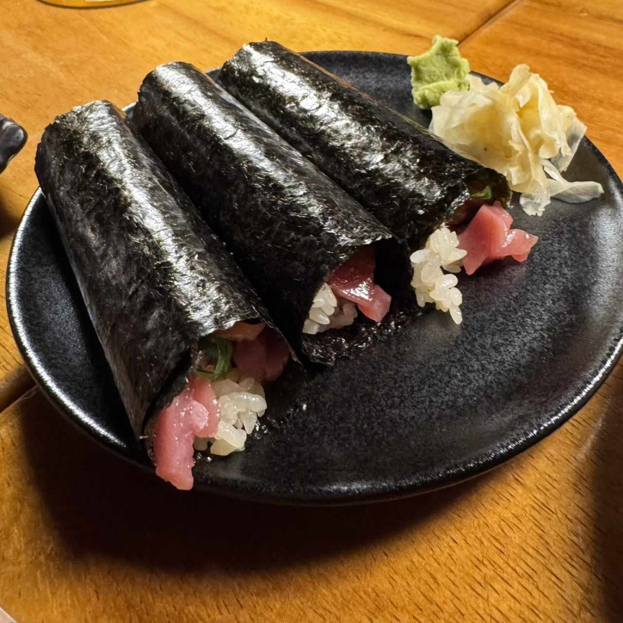 Chu toro handrolls