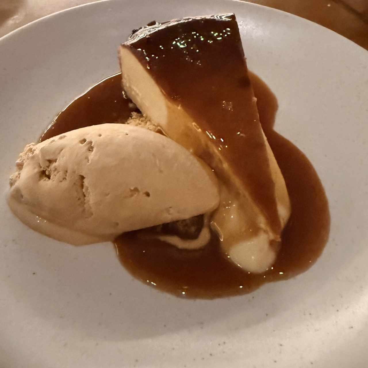 Postre con café Geisha 
