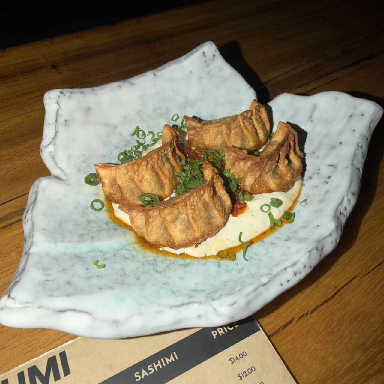 Small Plates - Chicken Wontons
