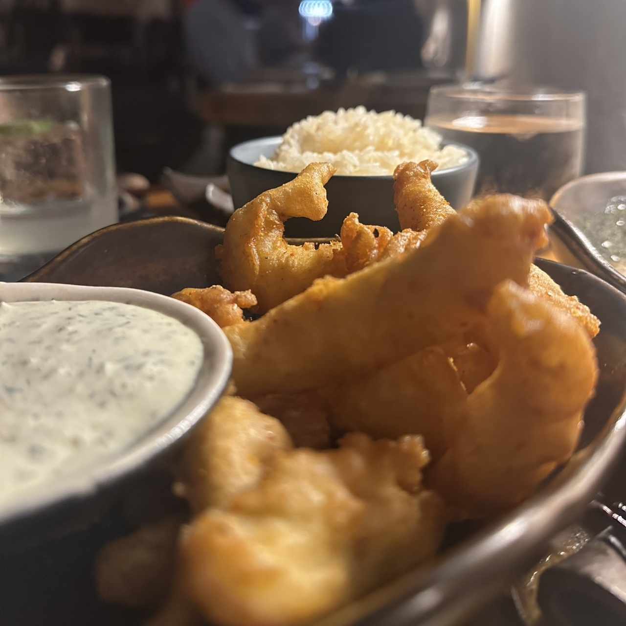 Small Plates - Seabass Tempura