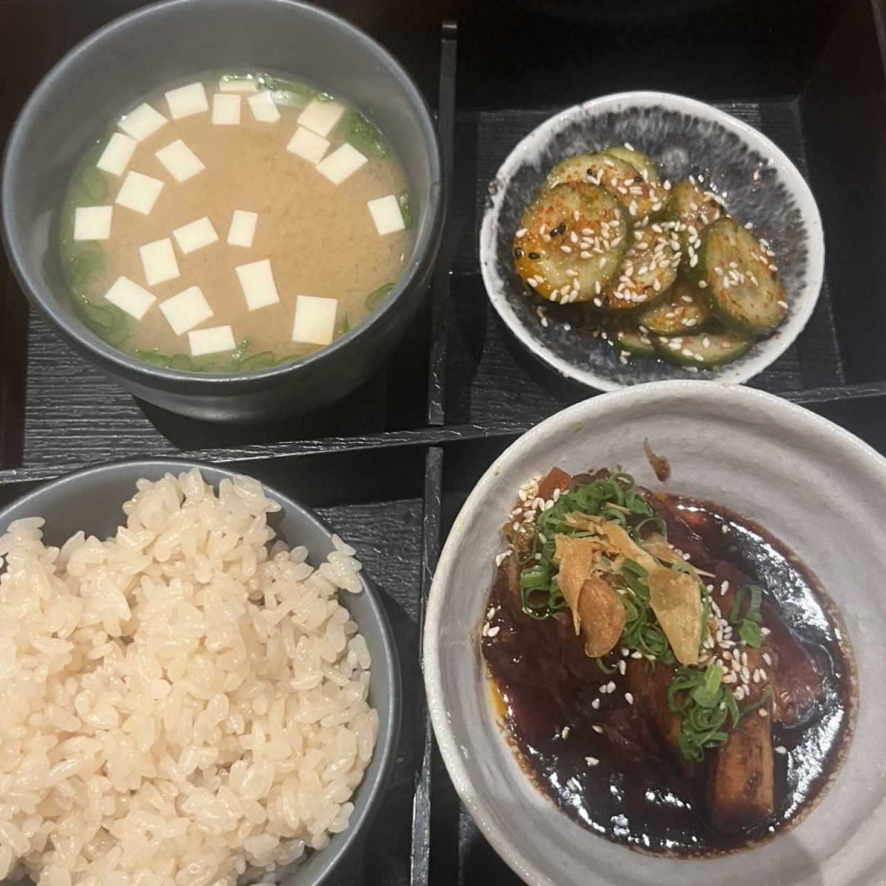 Bento box - pork belly 
