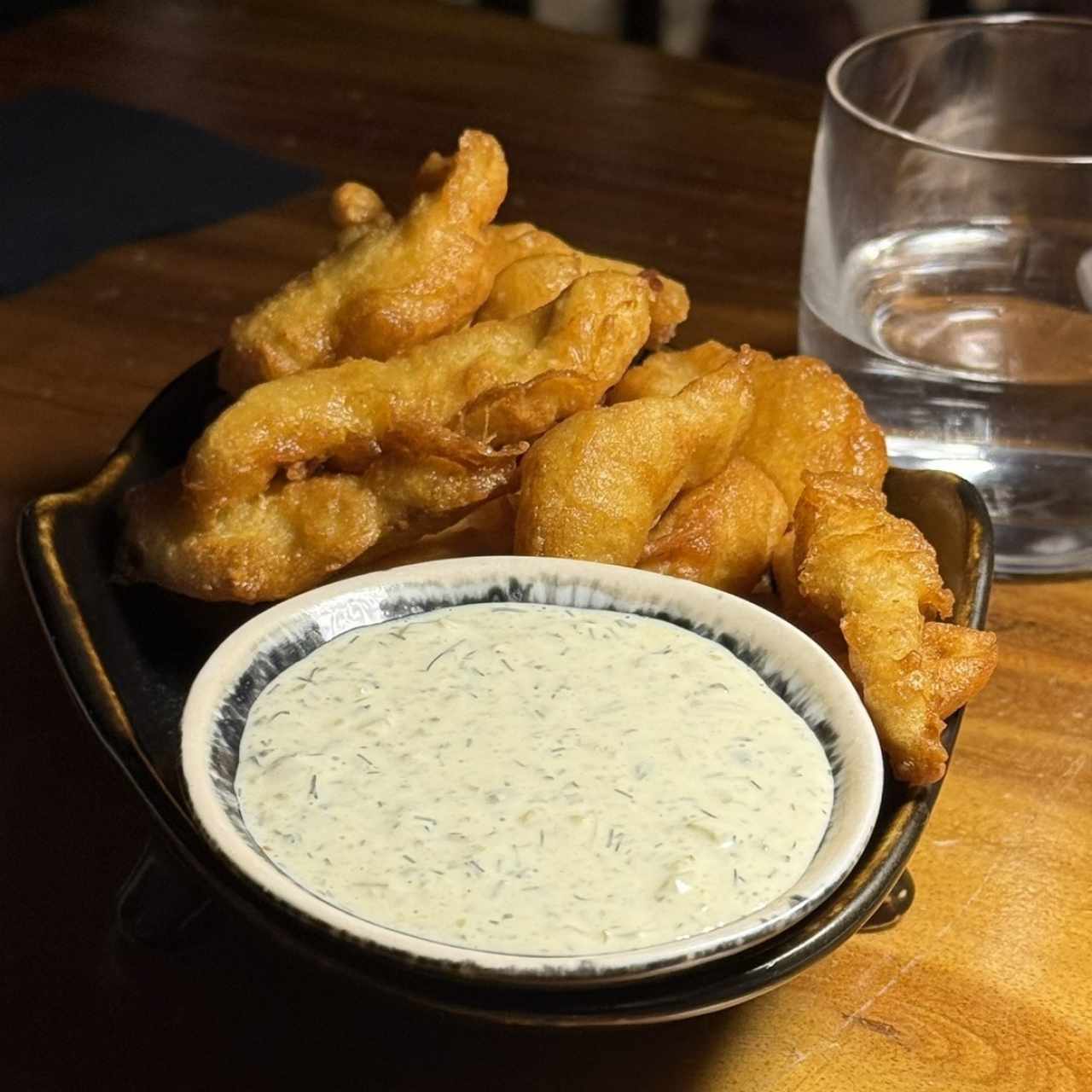 Small Plates - Seabass Tempura