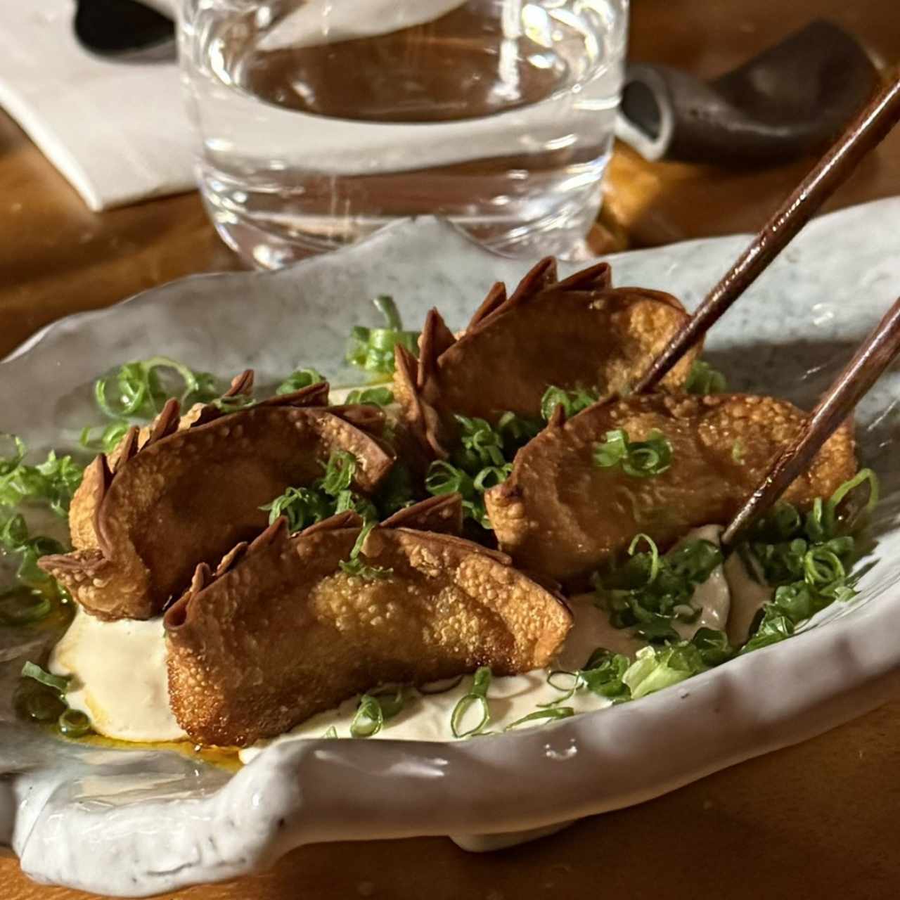 Small Plates - Chicken Wontons