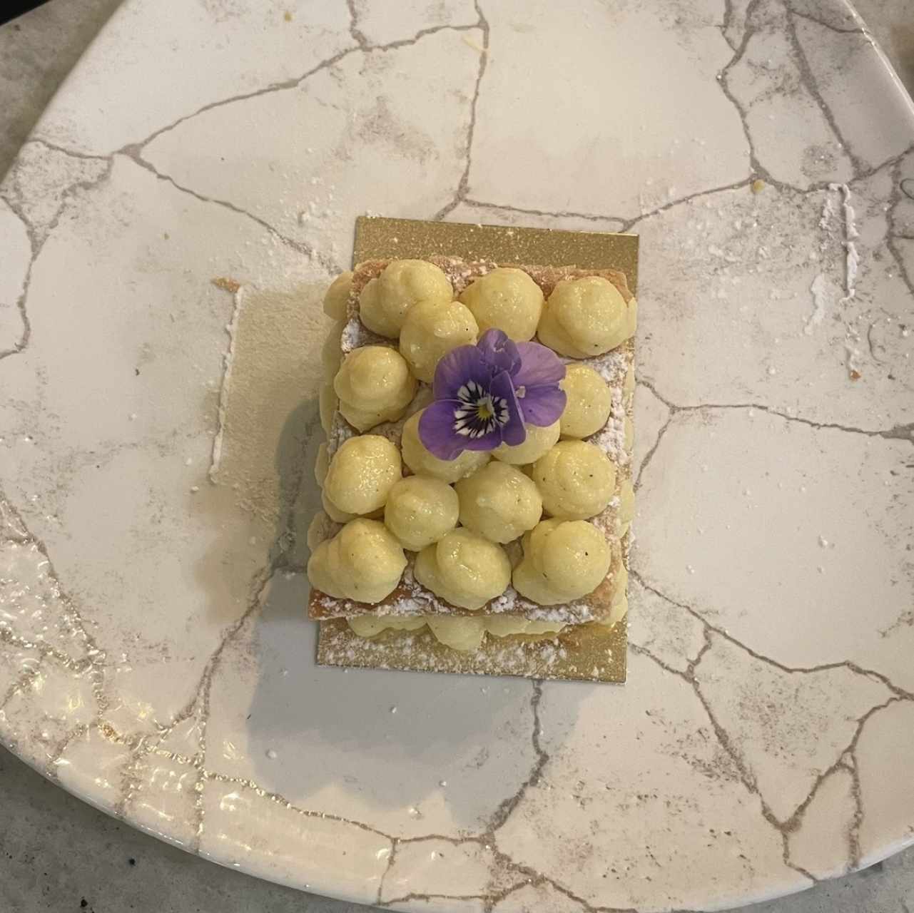 Postres - Milhojas de Vainilla