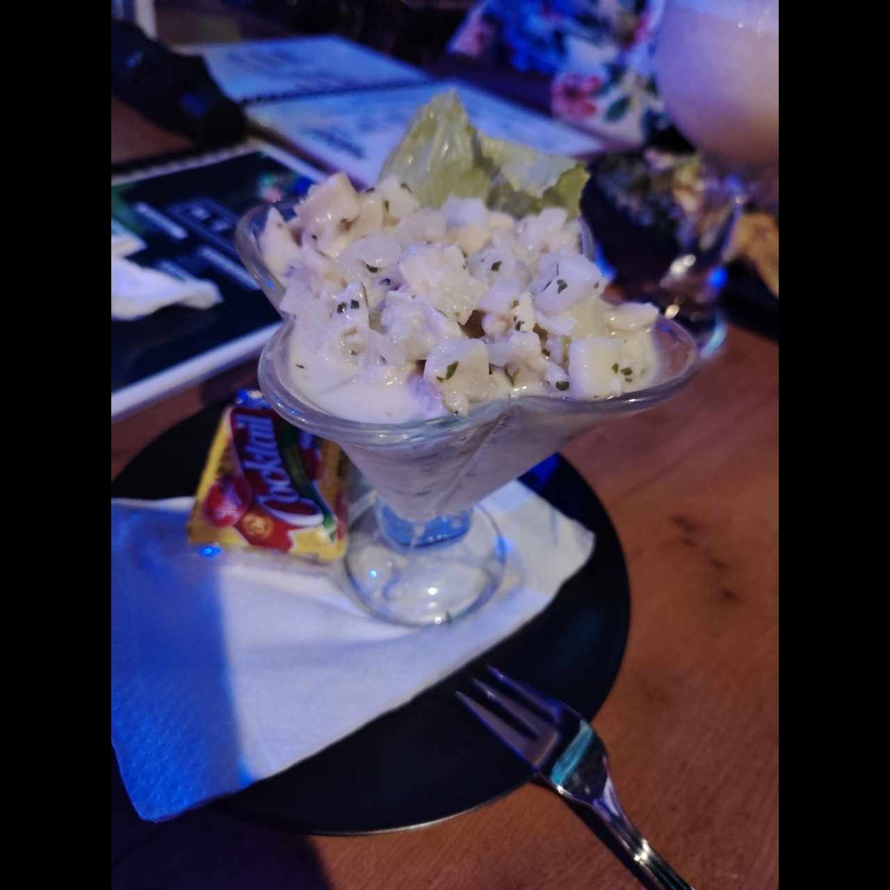 Coctel de corvina