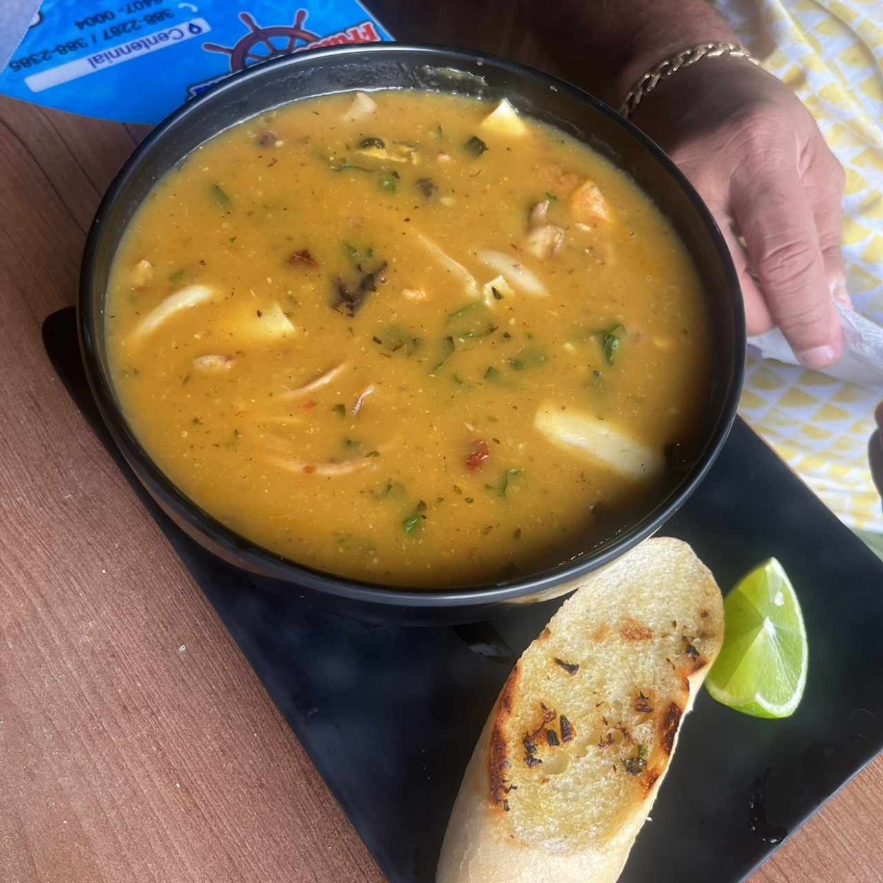 Sopa de mariscos
