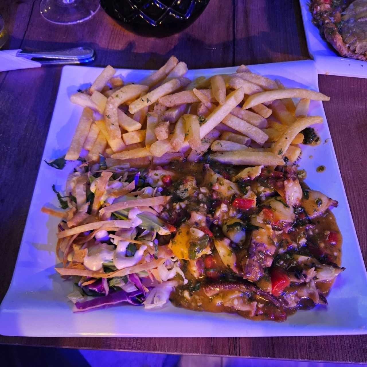 pulpo al ajillo