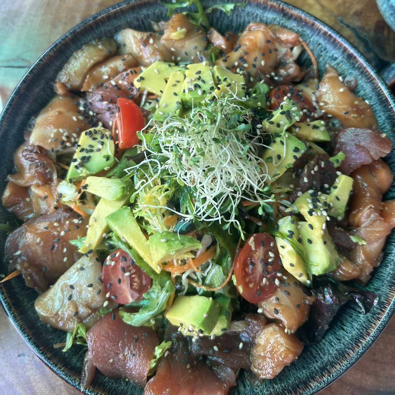 Ensaladas - Ensalada de sashimi