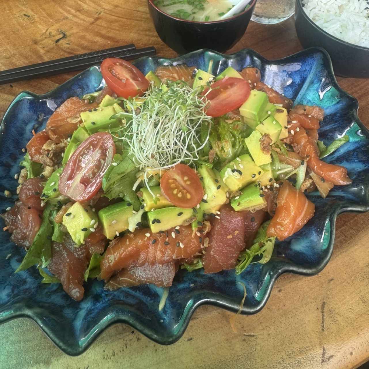 Ensaladas - Ensalada de sashimi