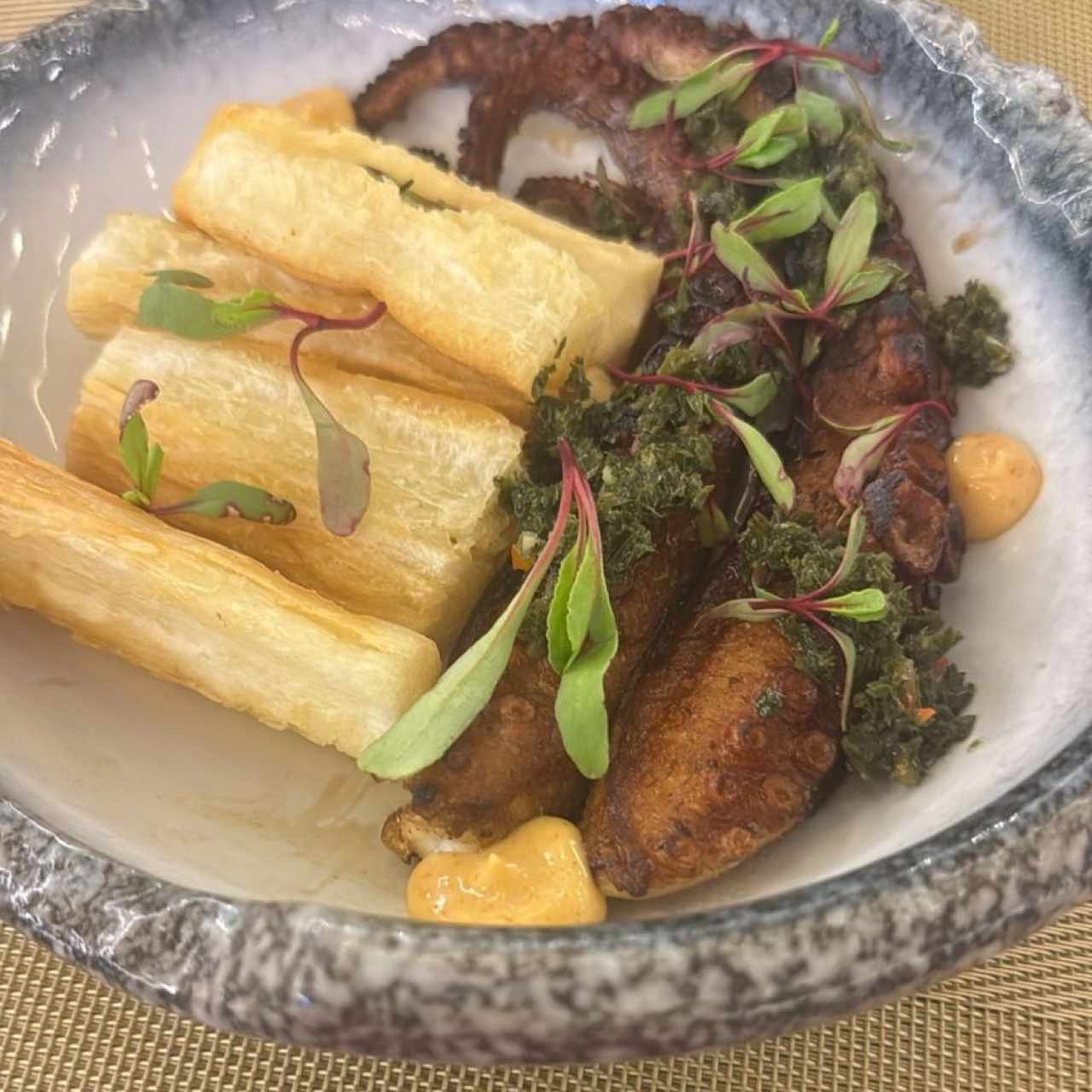 Pulpo ahumado(al carbón)