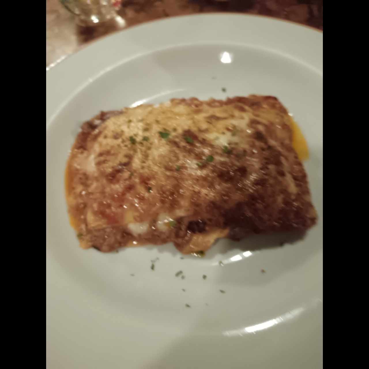 Lasagna de carne 