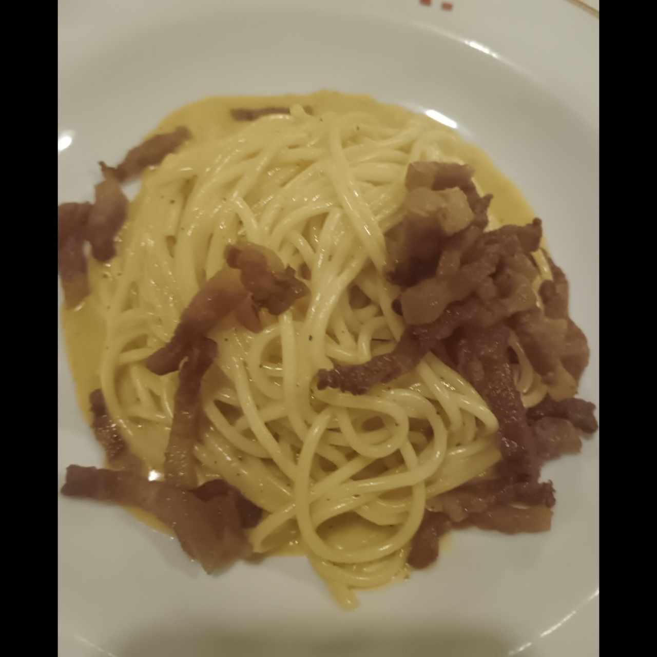 Spaghetti a la Carbonara 