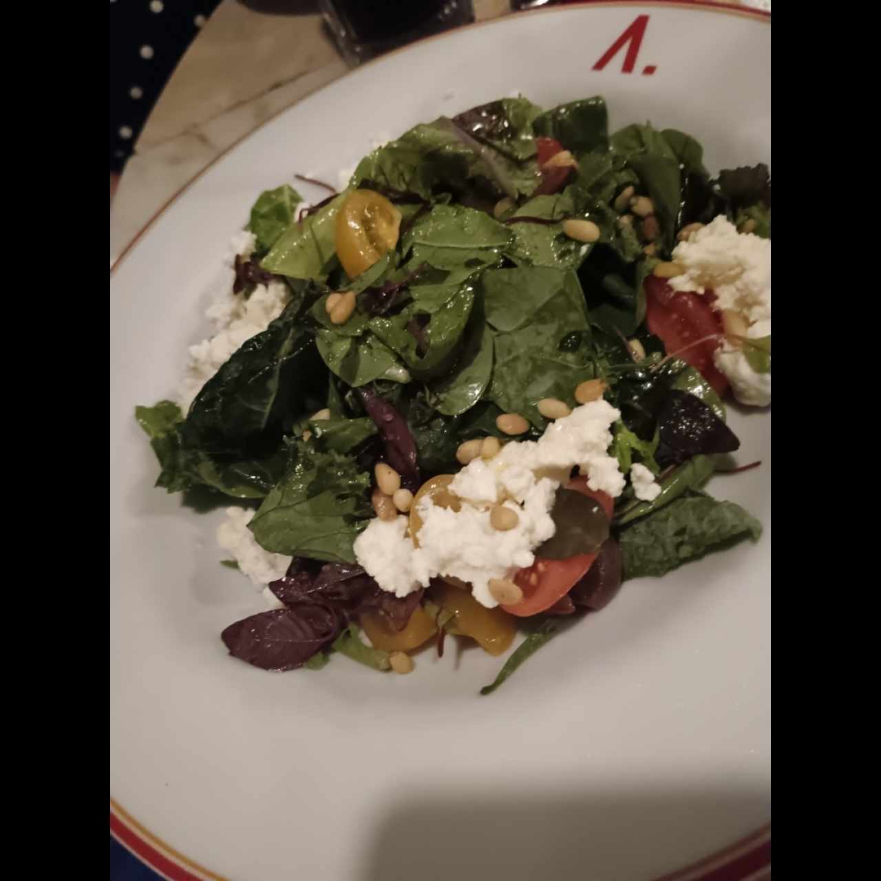 Ensalada con balsámico