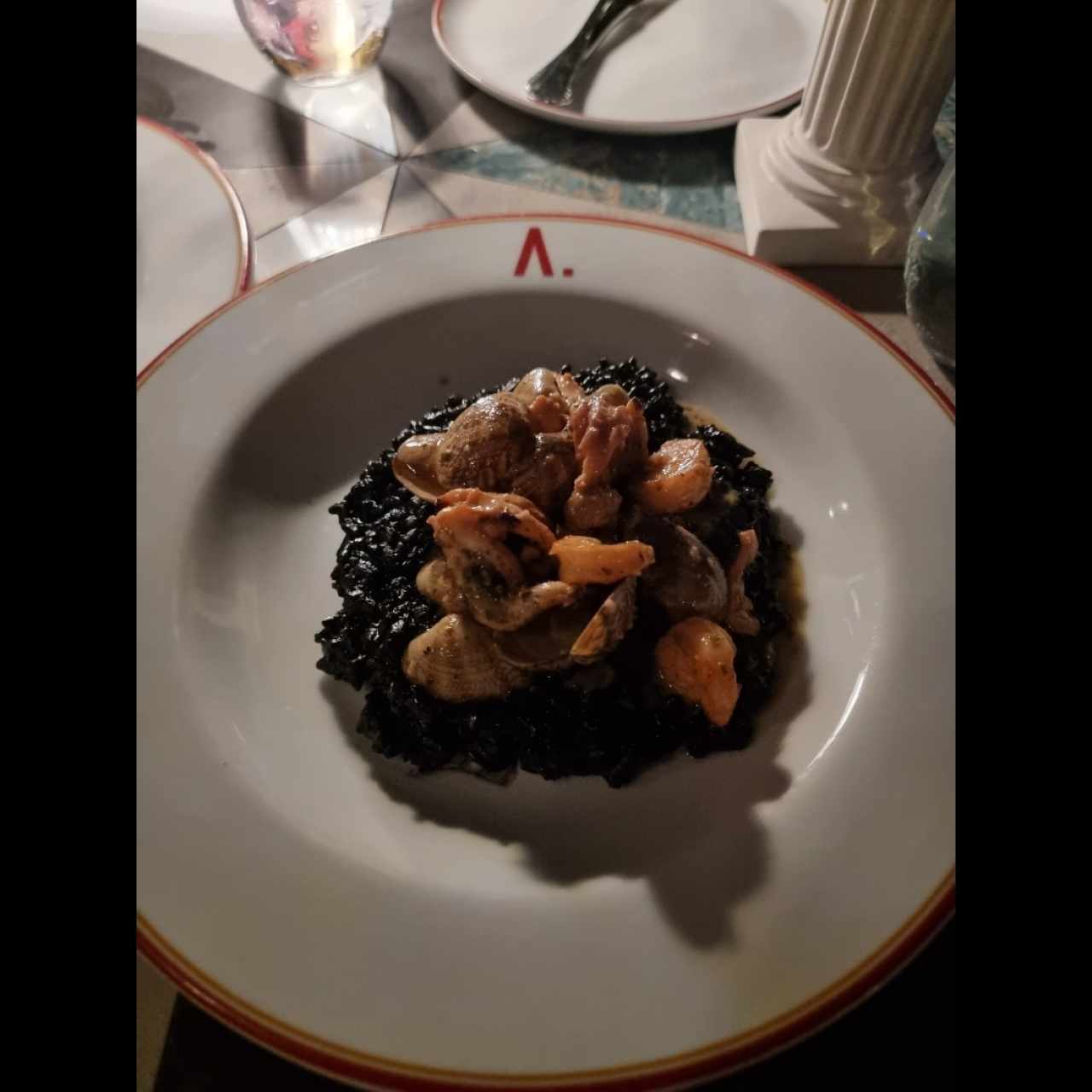 Risotto Nero Al Frutti Di Mare