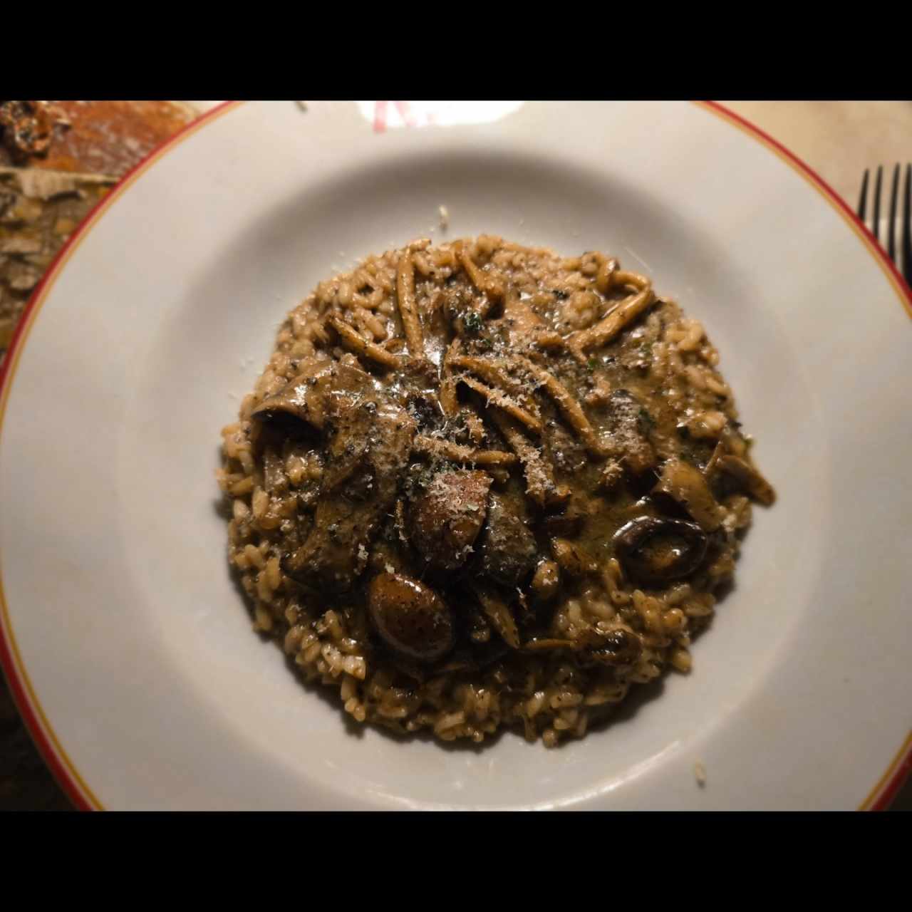 Risotto al funghi e tartufo