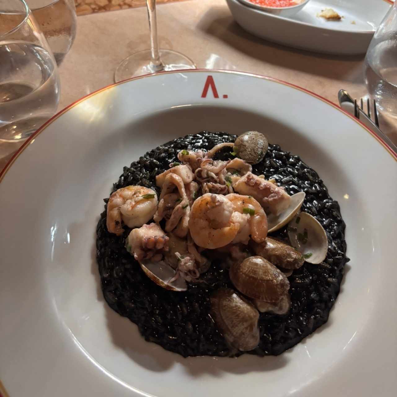 rissoto de mariscos
