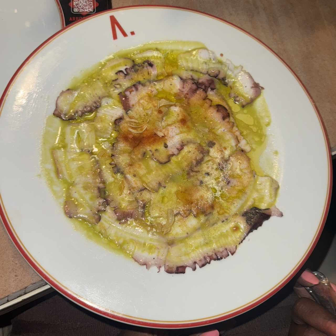 Carpaccio di polpo