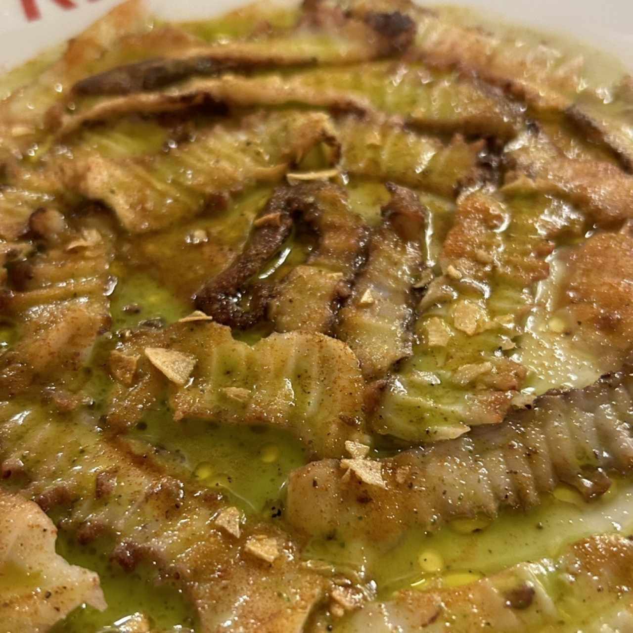 Carpaccio de pulpo