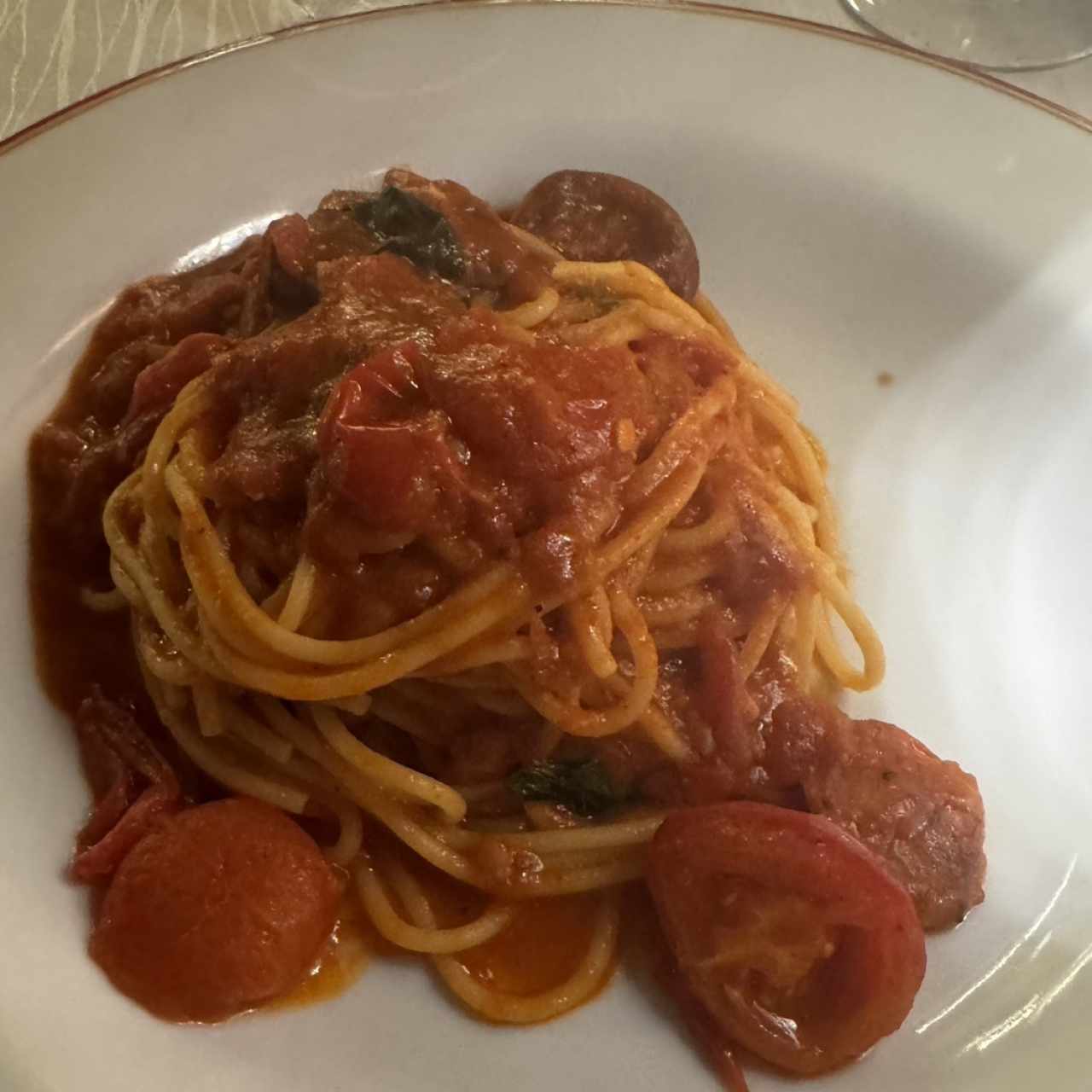 Spaghetti pomodoro oleo