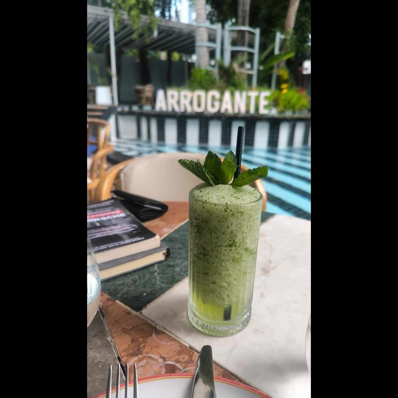 limonada con hierbabuena 