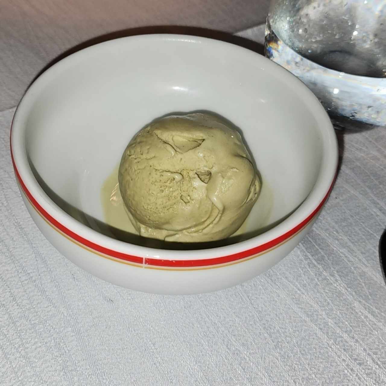 helado de pistacho