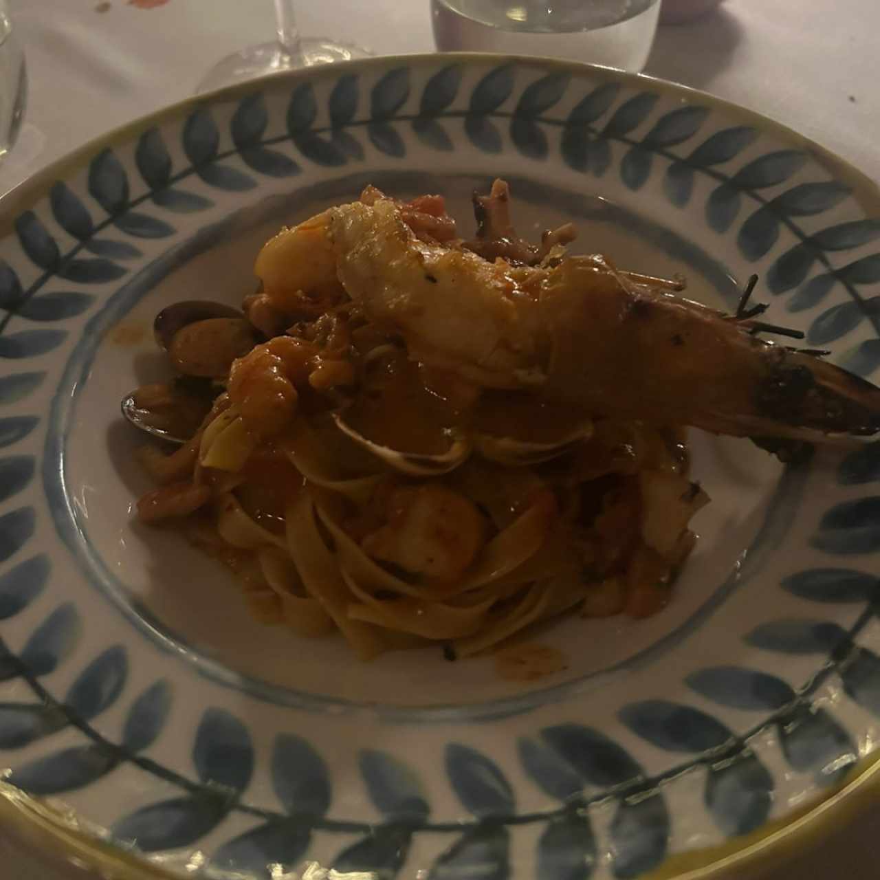 Pasta con mariscos