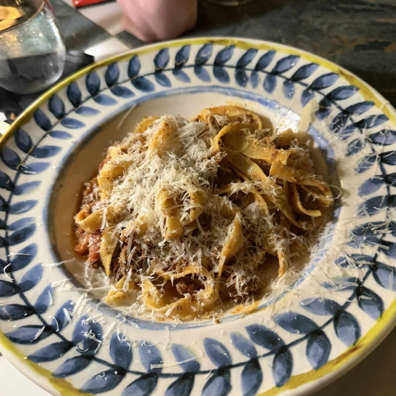 Fetuccine al bolognese