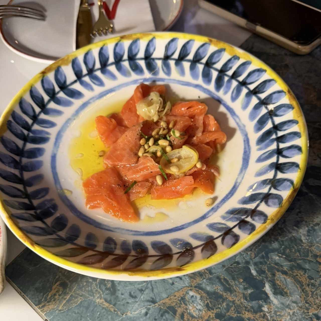 Carpaccio de Salmon