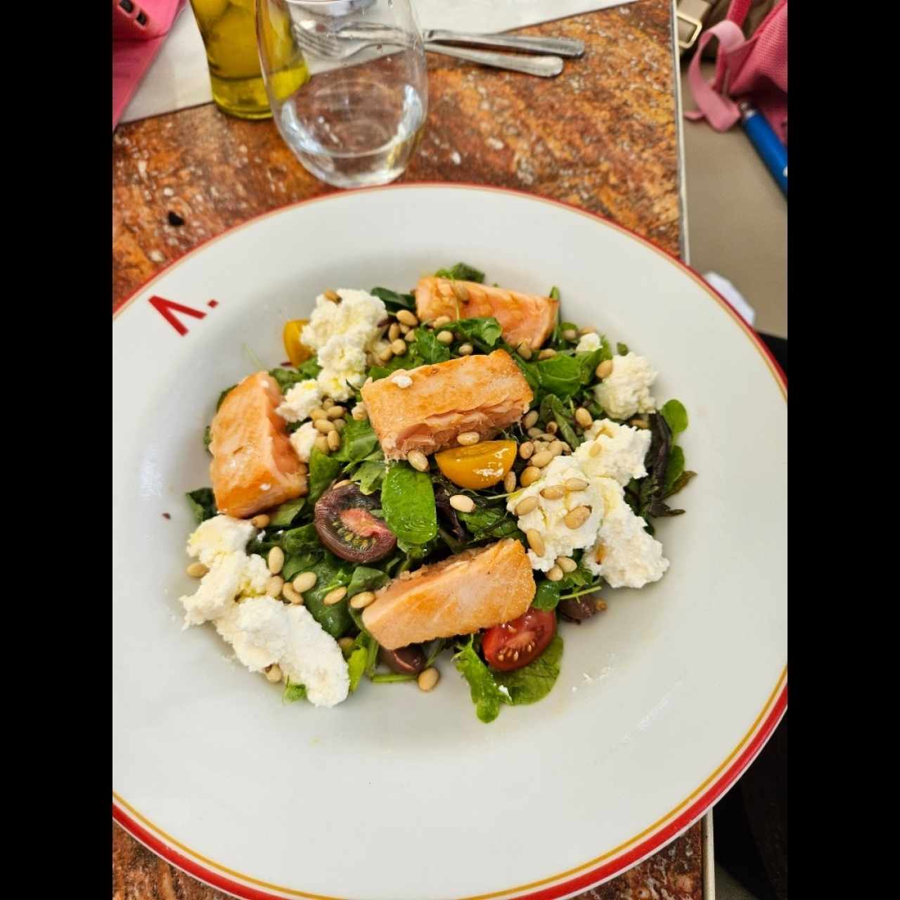 ensalada de salmon