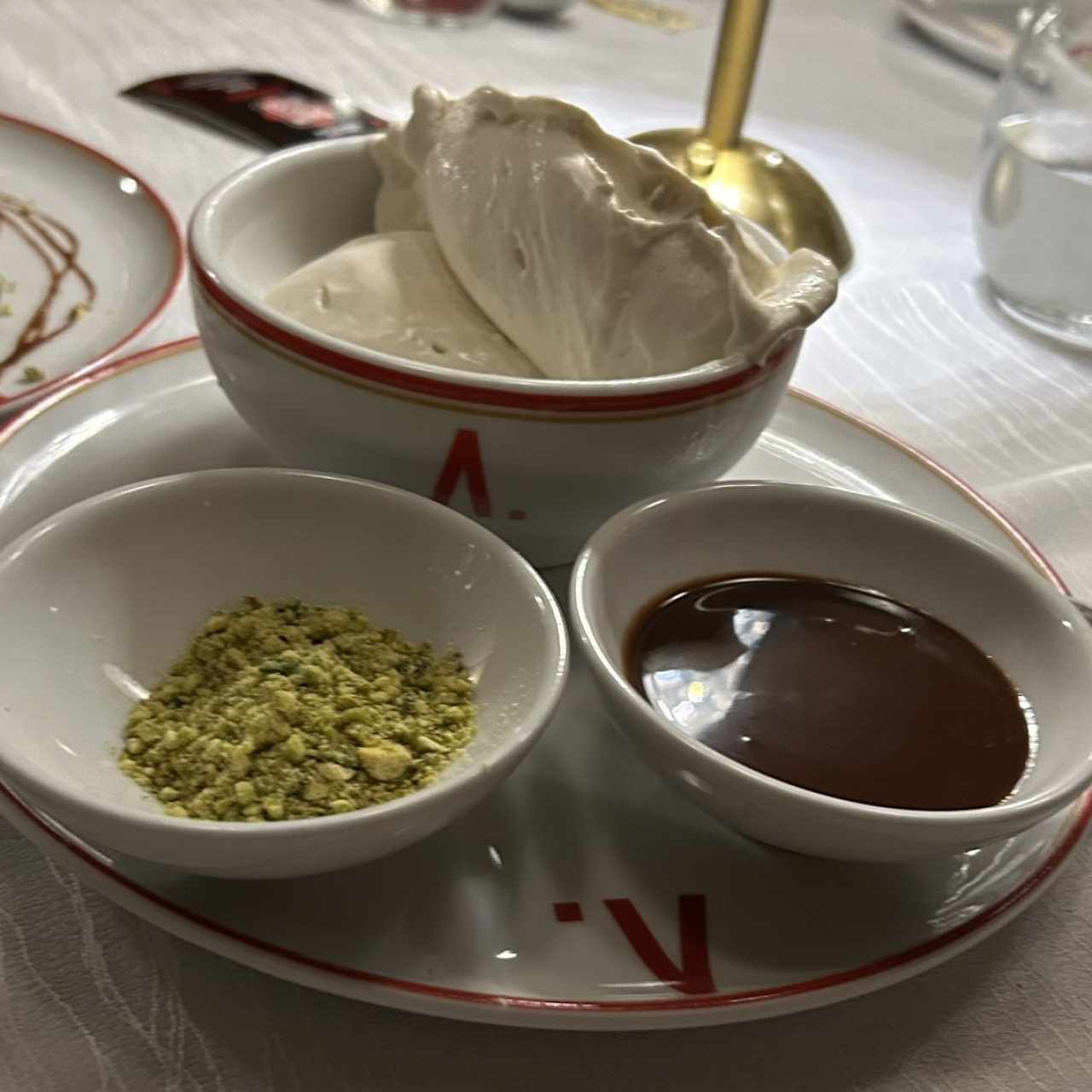 Helado de pistacho
