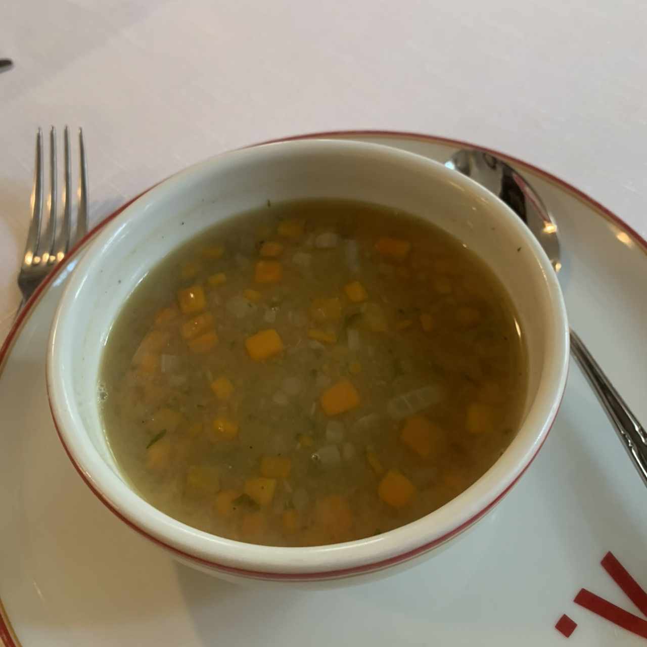 Sopa de lentejas
