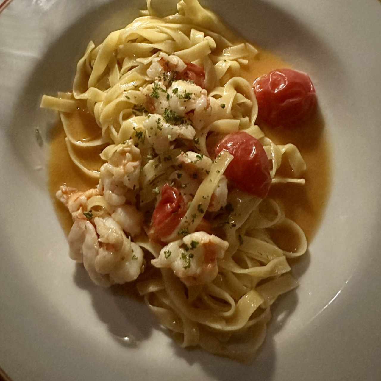 Tagliatelle ai gamberi