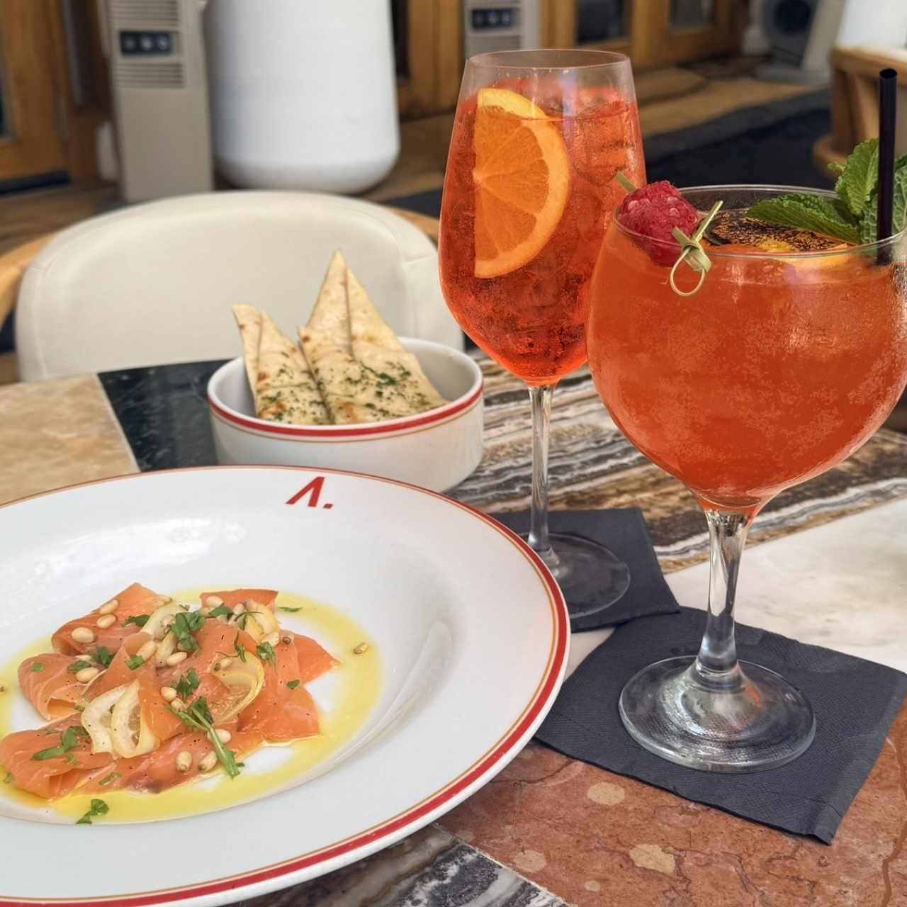 Carpaccio de salmon