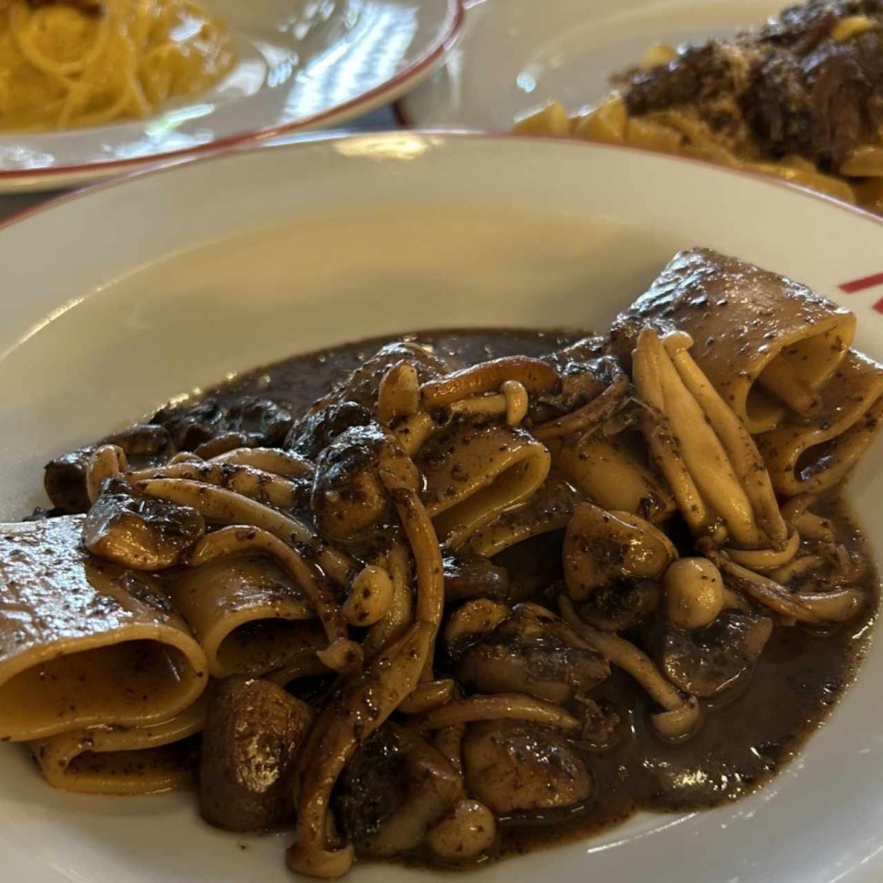 Paccheri con Funghi e tartufo