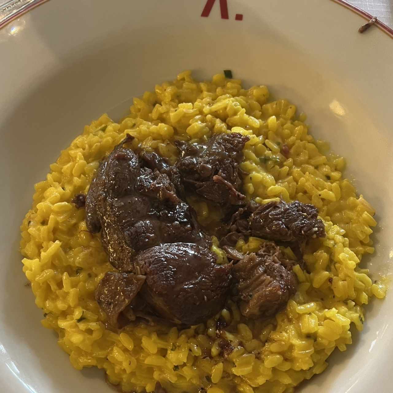 Osobuco con risotto al limón 