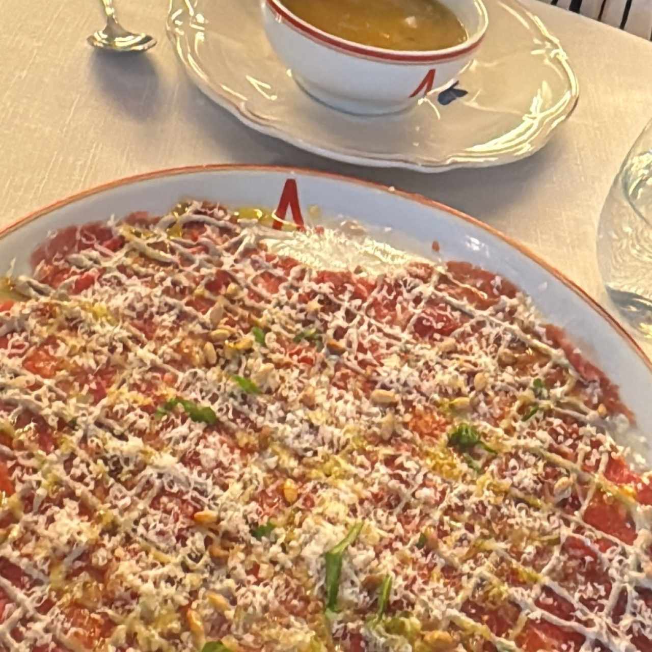 Carpaccio de res