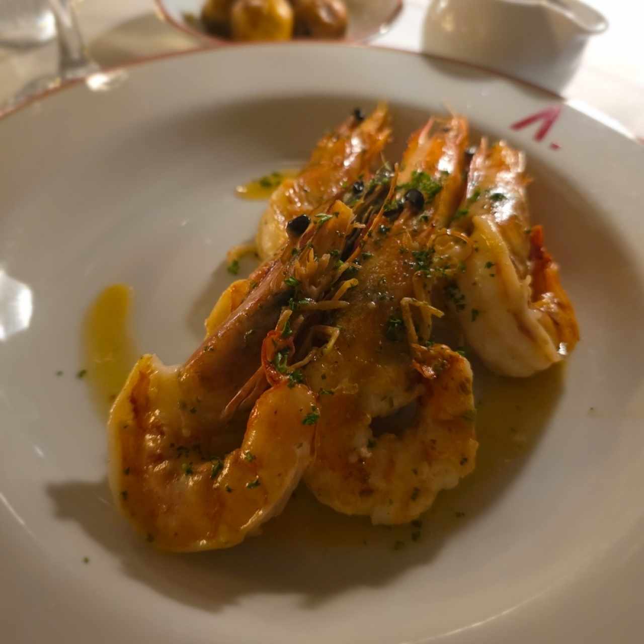 Gamberi alla Griglia