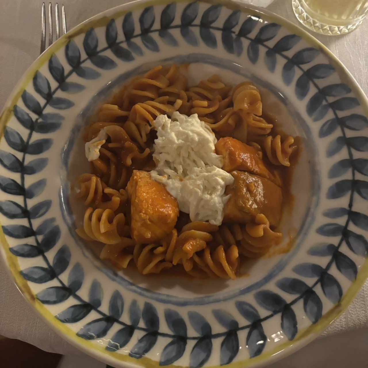 Salmon spicy vodka