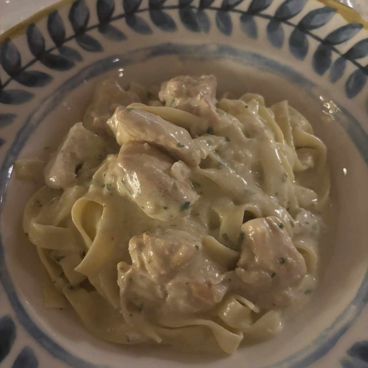 Alfredo con pollo